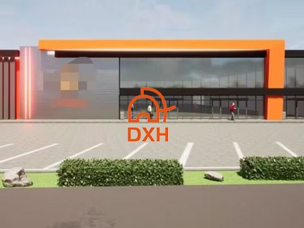 Centre commercial Aruba à structure en acier de deux étages