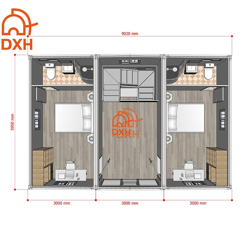 Flat Pack Container 3D Design
