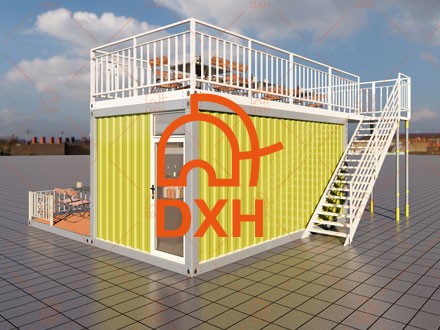 Container Bar with Rooftop Terrace
