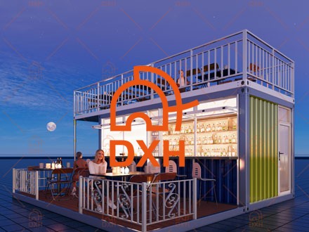 Pop-Up Container Bar Design